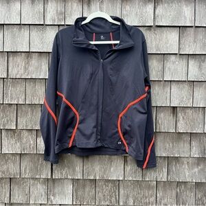 GapFit Navy Blue Zip Up Jacket with Red Detailing Women’s Size XL